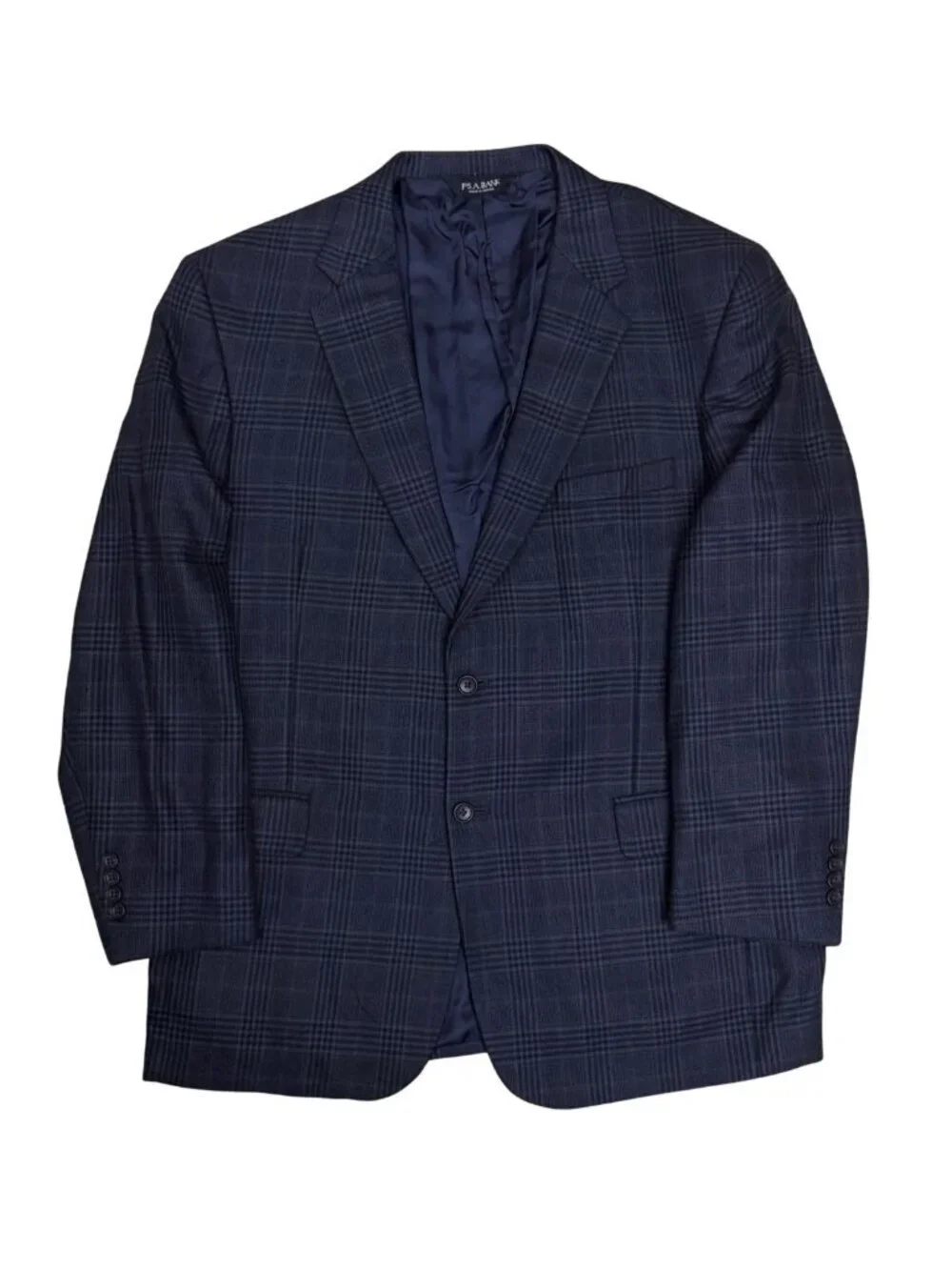 SILK & CAMELHAIR Jos A Bank Blazer Sport Coat PLAID Luxury Business Jacket 46R